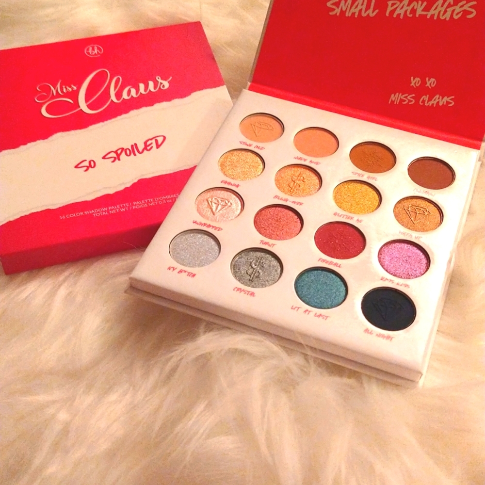 5/$20 BH COSMETICS MISS CLAUS SO SPOILED EYE PALETTE